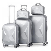Conjunto de la maleta de equipaje de caparazón resistente de 5 piezas